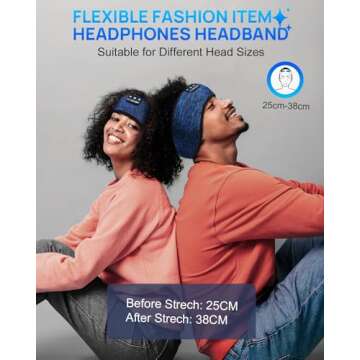 Comfortable Bluetooth Headband Sleep Headphones for All