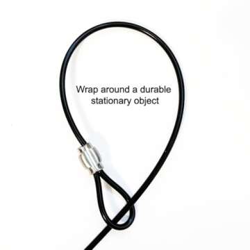 Training Tie Down - Short Tether for Dogs & Teething Puppies (4 feet)
