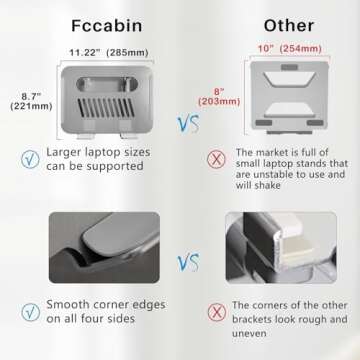 Adjustable Ergonomic Laptop Stand for Comfort