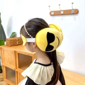 2-in-1 Emoji Travel Pillow with Eye Mask for Kids