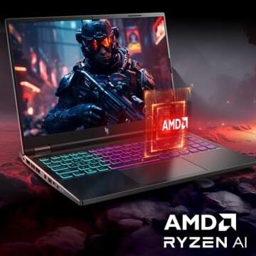 Acer Nitro 14 Gaming Laptop - AMD Ryzen 7, RTX 4060, 14.5" WUXGA Display, 16GB RAM
