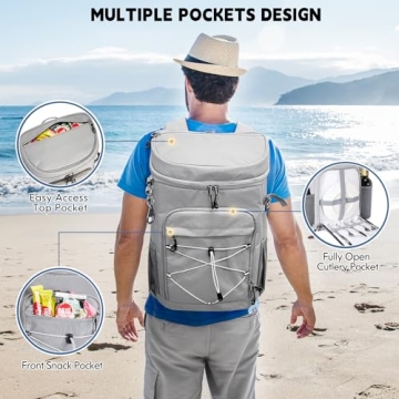 Cooler Backpack for Camping and Beach Adventures