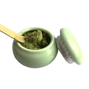 Artcome Traditional Japanese Matcha Tea Set, Matcha Whisk, Traditional Scoop, Matcha Bowl & Caddy, Ceramic Whisk Holder, Handmade Matcha Ceremony Kit (9Pcs)