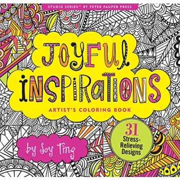 Joyful Inspirations Adult Coloring Book - 31 Stress-Relieving Designs