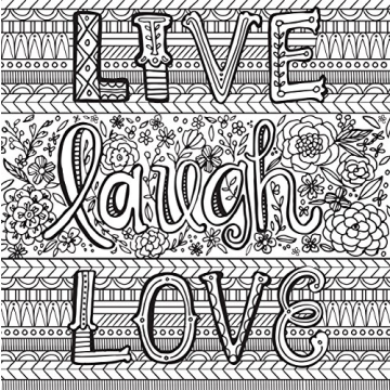 Joyful Inspirations Adult Coloring Book for Stress Relief