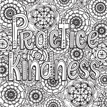 Joyful Inspirations Adult Coloring Book for Stress Relief