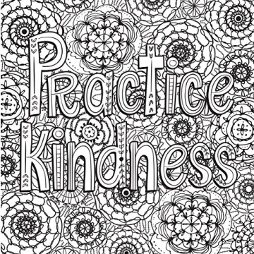 Joyful Inspirations Adult Coloring Book for Stress Relief