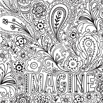 Joyful Inspirations Adult Coloring Book for Stress Relief