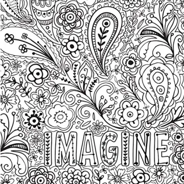 Joyful Inspirations Adult Coloring Book for Stress Relief