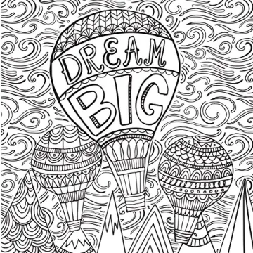 Joyful Inspirations Adult Coloring Book for Stress Relief