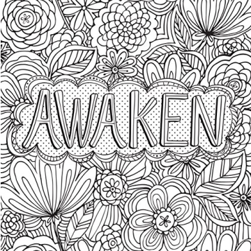 Joyful Inspirations Adult Coloring Book for Stress Relief