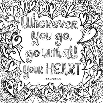 Joyful Inspirations Adult Coloring Book for Stress Relief
