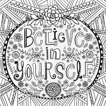 Joyful Inspirations Adult Coloring Book for Stress Relief