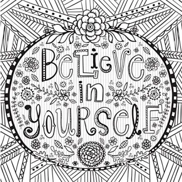 Joyful Inspirations Adult Coloring Book for Stress Relief