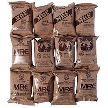 Quality MRE Bundle with 24 Meals and Inspection Date