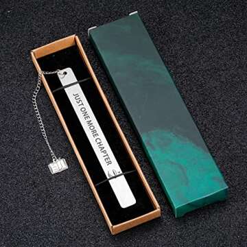 Bookmark Gifts for Women Men Book Lover Friends Teachers Students Graduation Back-to-School Christma...