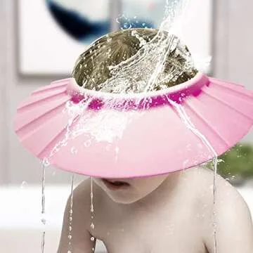 Baby Shower Cap for Kids - Soft Adjustable Hair Protection