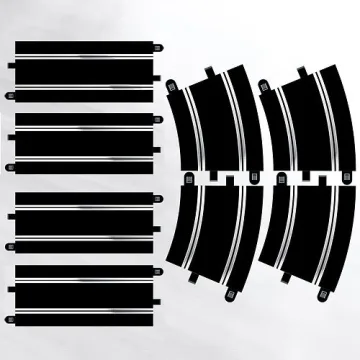 Scalextric Track Extension 4 Straights 4 Curves Racing Set