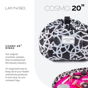 Lay-n-Go Cosmo Makeup Bag - Stylish & Portable Organizer