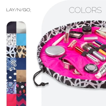 Lay-n-Go Cosmo Makeup Bag - Stylish & Portable Organizer