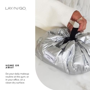 Lay-n-Go Cosmo Makeup Bag - Stylish & Portable Organizer