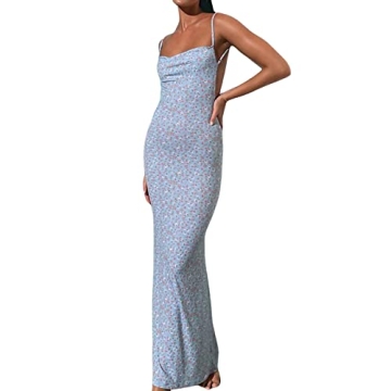 pengnight Women Slip Cutout Backless Maxi Dress - Perfect for Summer Parties and Everyday Chic