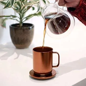 Ember Smart Mug 2, Temperature Control 14 oz Coaster Bundle