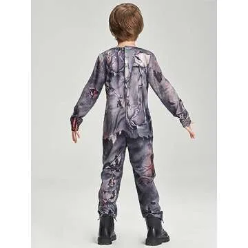 IKALI Zombie School Boys Costume for Halloween Fun