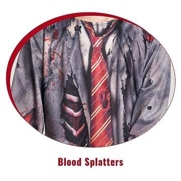 IKALI Zombie School Boys Costume for Halloween Fun