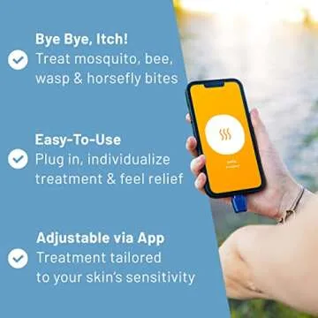 heat it - Smartphone-Powered Insect Bite Healer - Chemical-Free Relief from Itching & Pain just with Concentrated Heat - for iPhone 6s to 14 (Lightning)