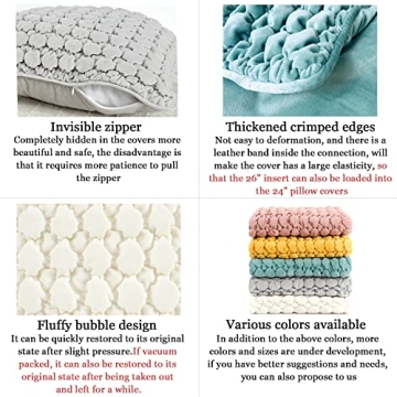 Luxurious COCOPLOCEUS Euro Sham Pillow Cover in Velvet