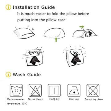 Hofdeco African Mud Cloth Decorative Pillow Covers Set