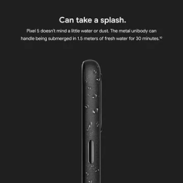 Google Pixel 5 5G Unlocked, 128GB, Just Black - Renewed