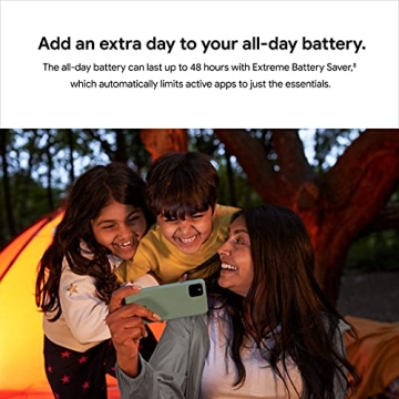 Google Pixel 5 5G Unlocked, 128GB, Just Black - Renewed