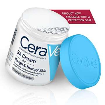 CeraVe Moisturizing Salicylic Acid Cream For Rough And Bumpy Skin, Exfoliating Body Cream with Lactic Acid, Hyaluronic Acid, Niacinamide & Ceramides, Fragrance Free & Allergy Tested, 19 Ounce