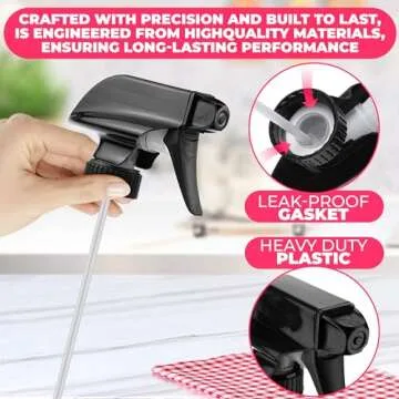 Durable Spray Nozzles for Bottles - 4 Pack