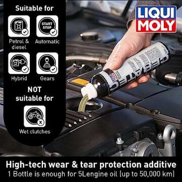 LIQUI MOLY Oil Additive Cera Tec 20002 Ceramic Wear & Tear Protection for Petrol & Diesel Engines Smoother Engine Performance, Less Friction & Lower Fuel Consumption 300 ml