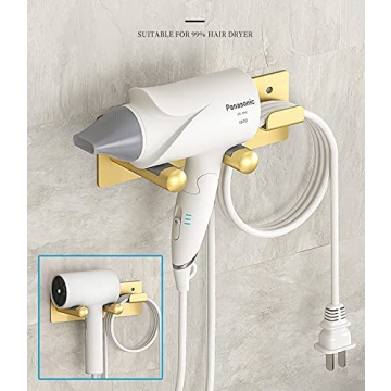 Hair Dryer Wall Holder Organizer Compatible with Dyson
