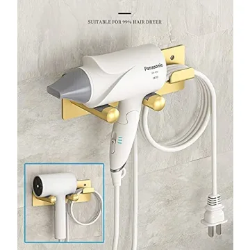 Hair Dryer Wall Holder Organizer Compatible with Dyson
