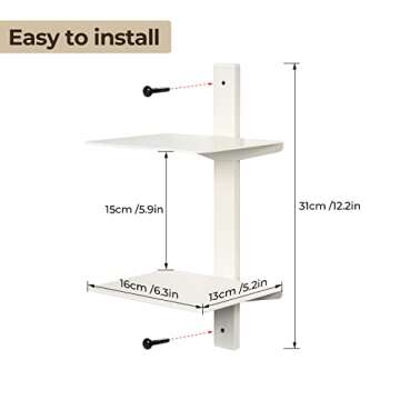 Invisible Floating Bookshelf for Smart Home Organization