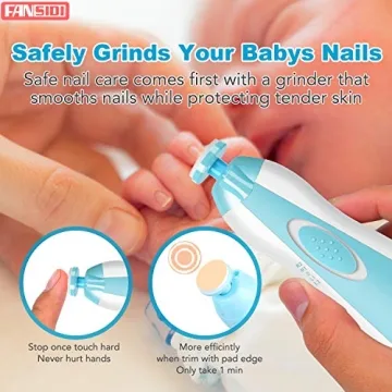 FANSIDI Baby Nail Trimmer Electric Safe Nail Care Kit