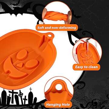 Kamehame Halloween Pumpkin Cake Pan for Festive Baking