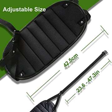 Airplane Foot Hammock (Travel Comfortably), Perfect Essentials for airplane travel to Relax Your Feet & Legs, Portable Airplane Footrest | Foot Hammock for Airplane Travel Accessories,Travel Foot Rest