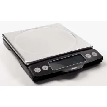 OXO Good Grips 11 Pound Food Scale with Pull-Out Display, Stainless Steel