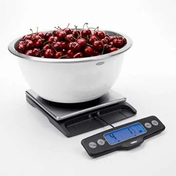OXO Good Grips 11 Pound Food Scale with Pull-Out Display, Stainless Steel