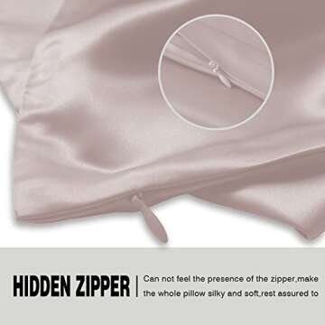 Silk Pillowcase Set of 2, 100% Natural Mulberry Silk