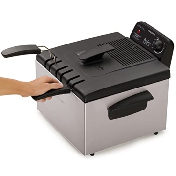 Presto 05466 Deep Fryer Dual Basket Stainless Steel