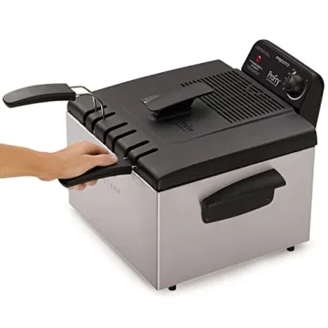 Presto 05466 Deep Fryer Dual Basket Stainless Steel