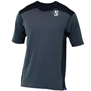 SCUBAPRO UPF 50 Rash Guard Long-Sleeve for Water Sports & Diving