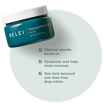 Belei Charcoal Balancing Mask - Clean Hydration for All Skin Types